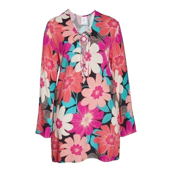 La Blanca Bloom Cover-Up Tunic NWT - Picture 2 of 8